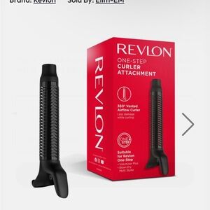 Revlon One-Step Curler Attachment in Black and Red